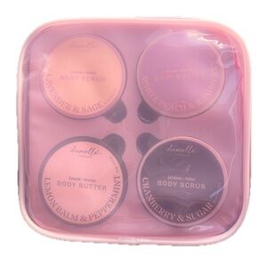 NWOT 5-Piece Nourishing Body Butter & Scrub Set